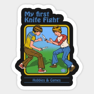 My First Knife Fight Sticker